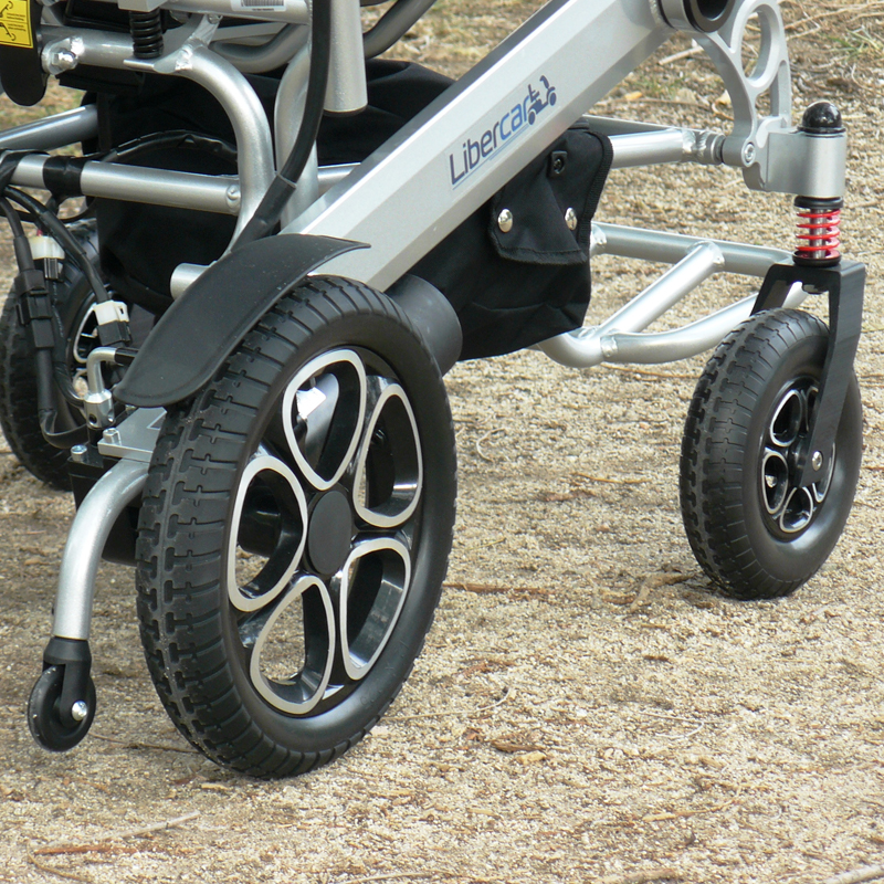 Silla de ruedas eléctrica ajustable Silla eléctrica con grandes ruedas